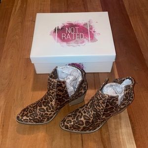 NOT RATED Tarim Leopard Booties